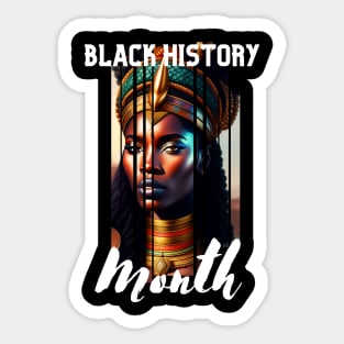 Black history month cute graphic design artwork Sticker